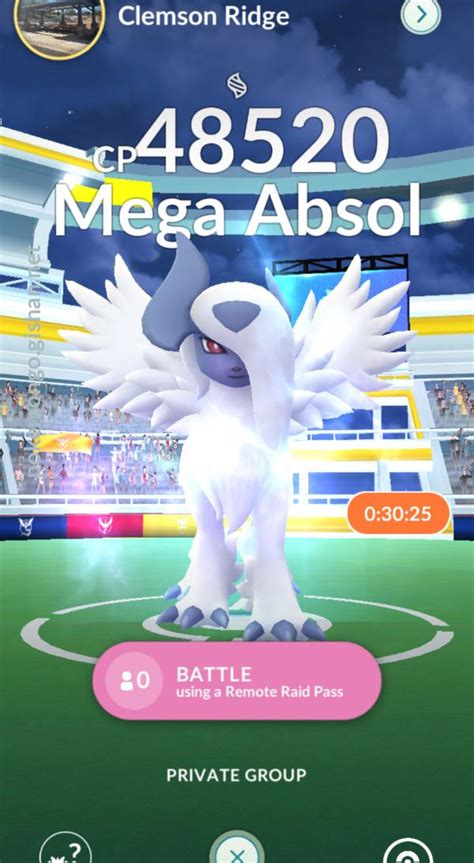mega absol pokémon go